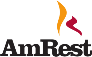 Obrázek ukazuje logo firmy Amrest