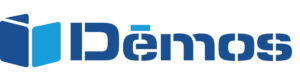 Obrázek ukazuje logo firmy Demos